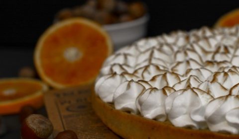 Tarte orange sanguine meringuée (3)