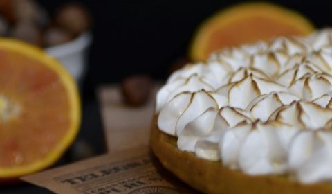Tarte orange sanguine meringuée (8)